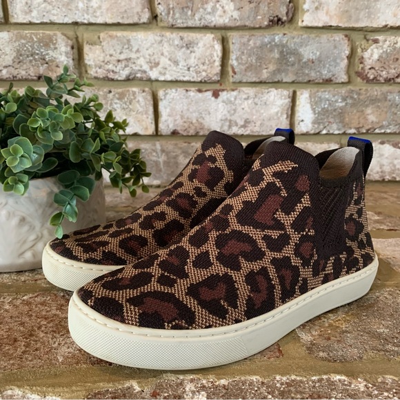 Rothy’s | The Chelsea Women’s Wildcat Cheetah High Top Ankle Boot - Picture 2 of 15